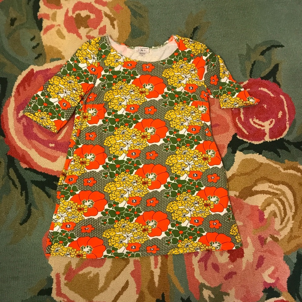 Mod print Shirt Dress